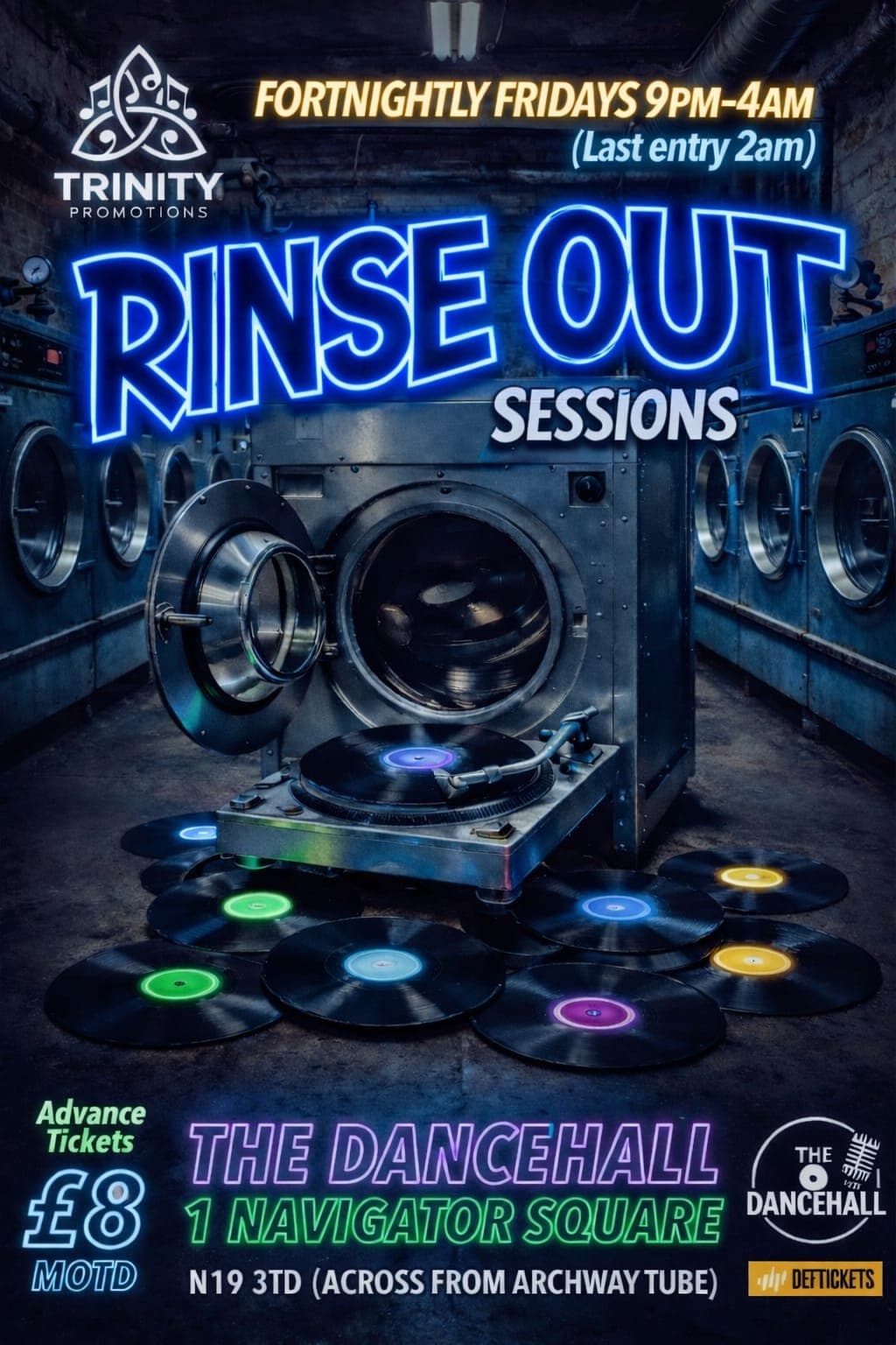 Rinse Out Sessions with Nicky Blackmarket at TBA - The Dancehall N19