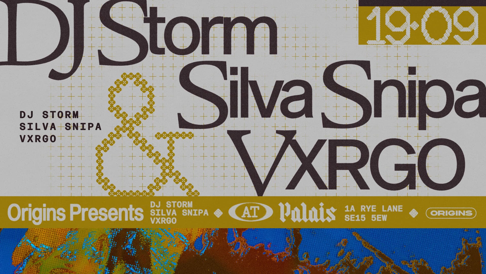 Origins: DJ Storm, Silva Snipa & VXRGO at Palais