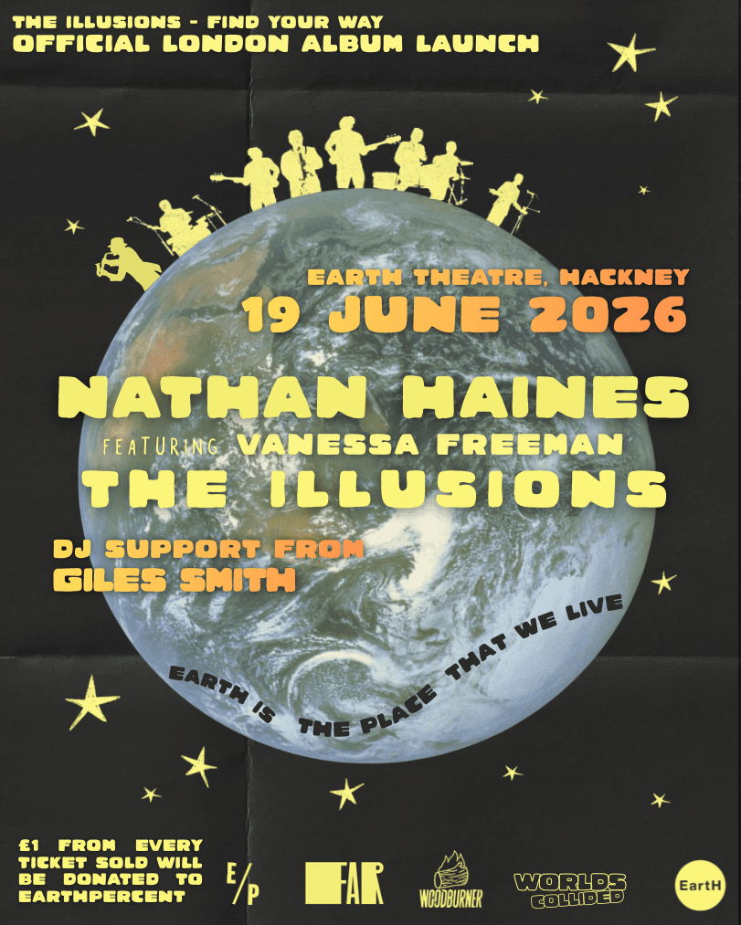 Exclusive Double Bill, Nathan Haines & The Illusions + Giles Smith (DJ set) at EartH