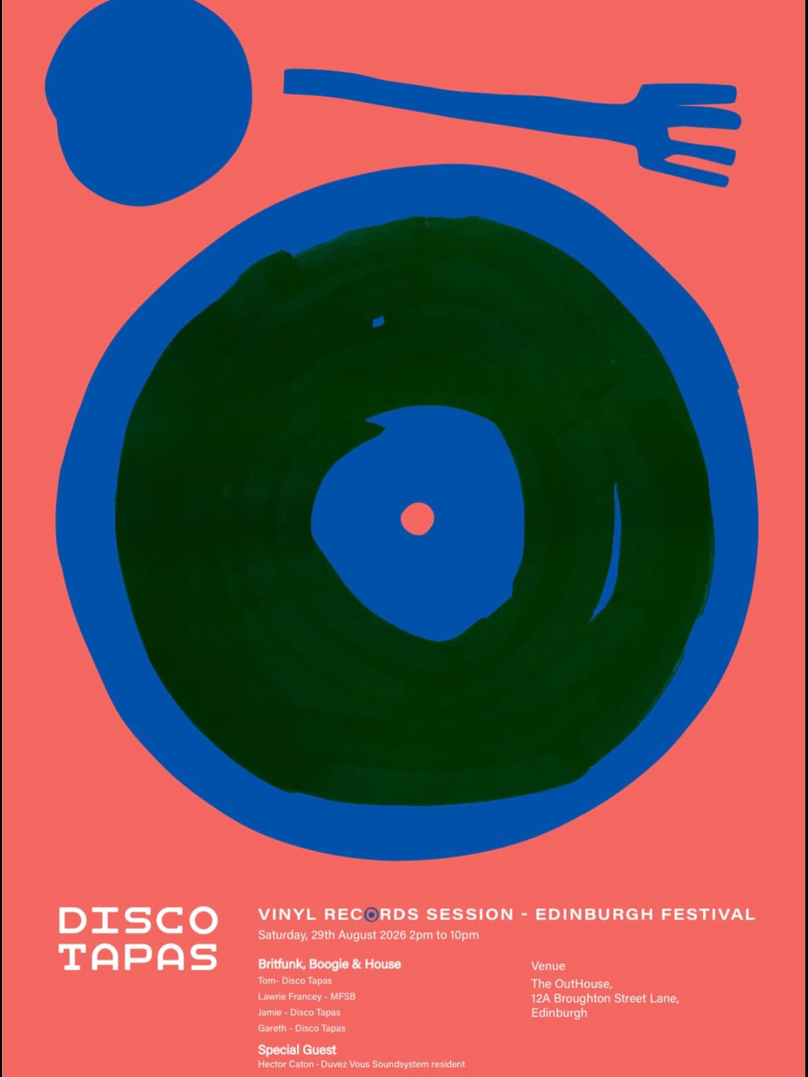 Disco Tapas X Hector ('Duvet Vous'?) Edinburgh Fringe Edition