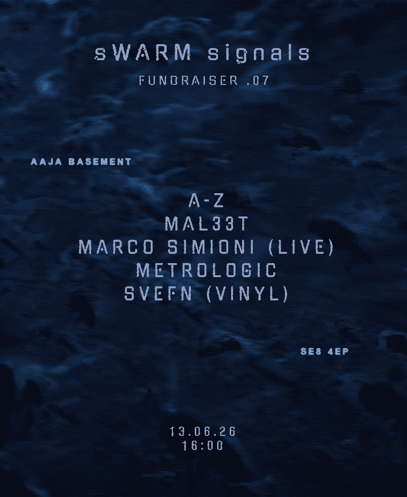 sWARM signals 07: Techno, Electro, IDM - Community fundraiser