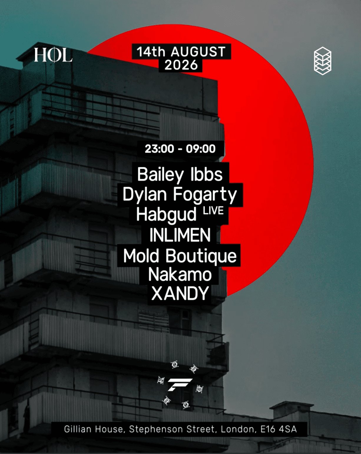 STRUCTURE x HØL: Bailey Ibbs b2b Dylan Fogarty, INLIMEN, Habgud (live), Nakamo + more