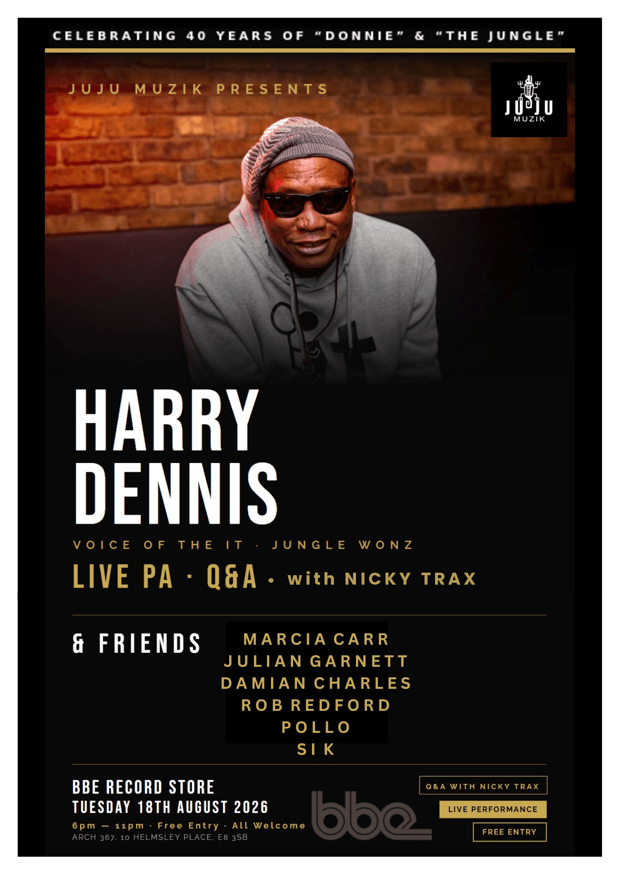 Harry Dennis & Friends at The BBE Store