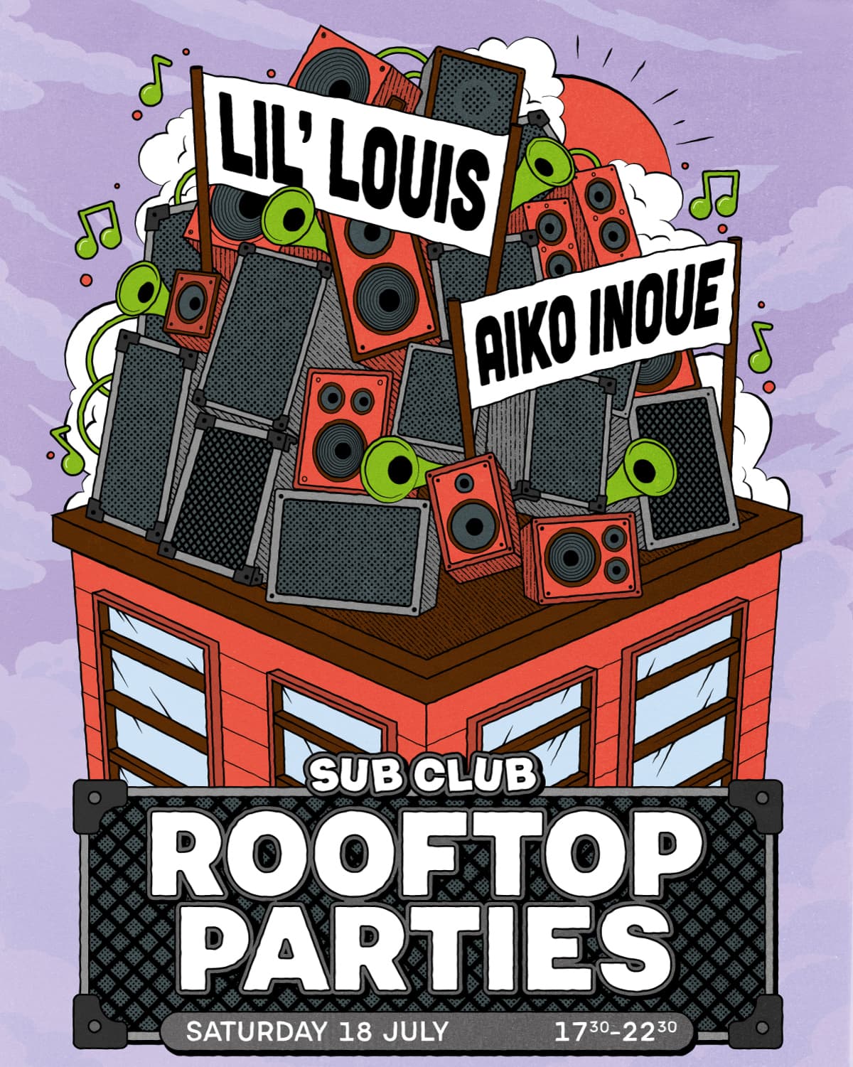 Sub Club Roof Party #7 with Lil Louis + AIKO INOUE at Venue TBA