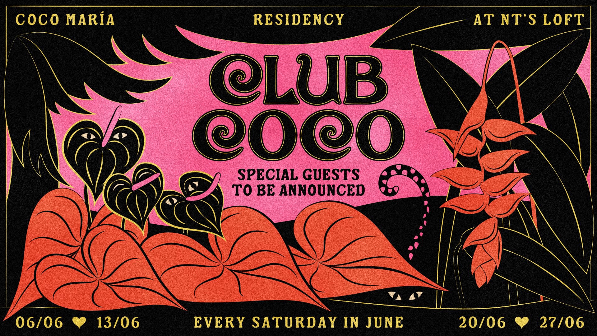 NT's Loft: Club Coco with Coco María - Every Saturday in June at Night Tales Loft