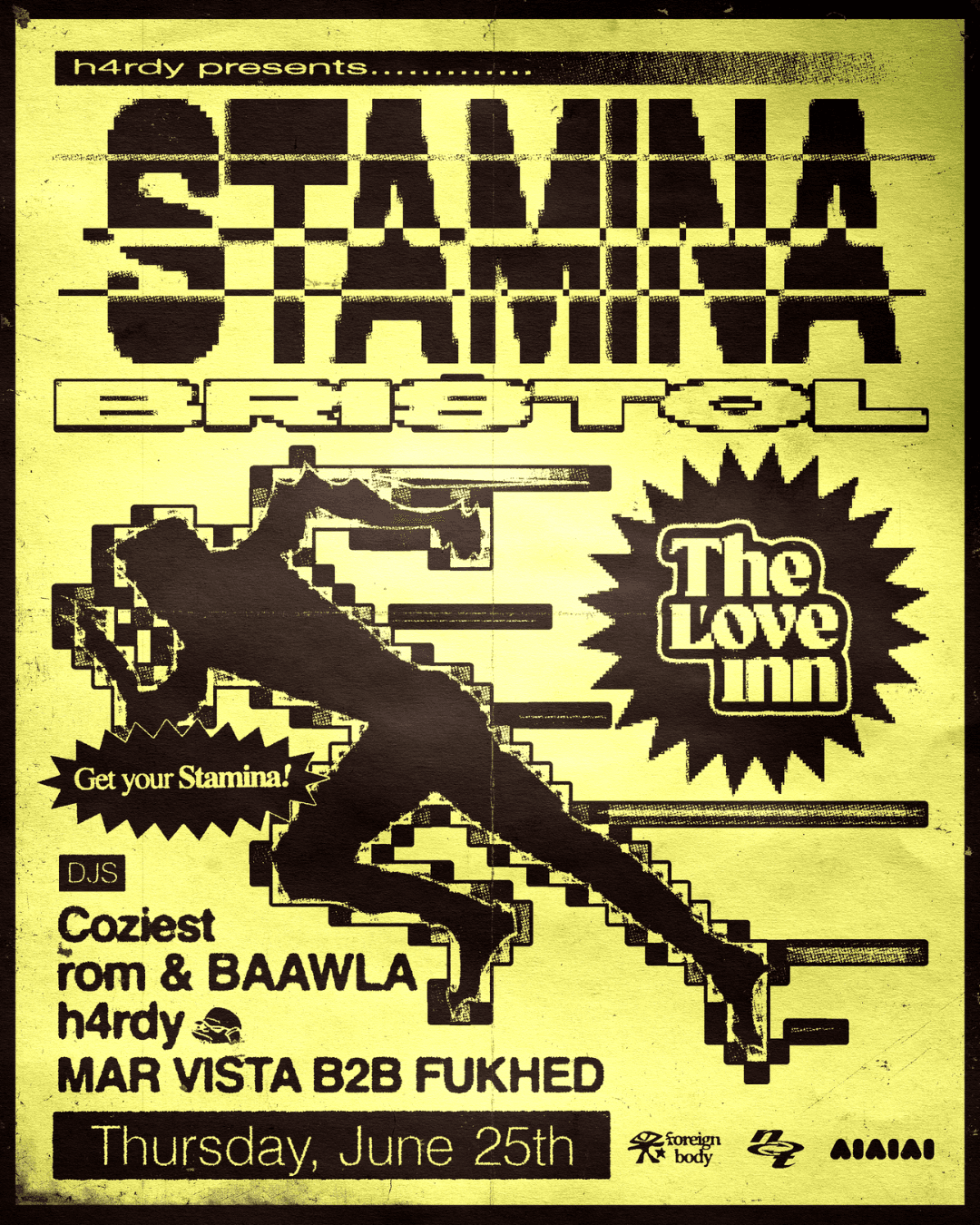 h4rdy presents: STAMINA SEOUL at The Love Inn