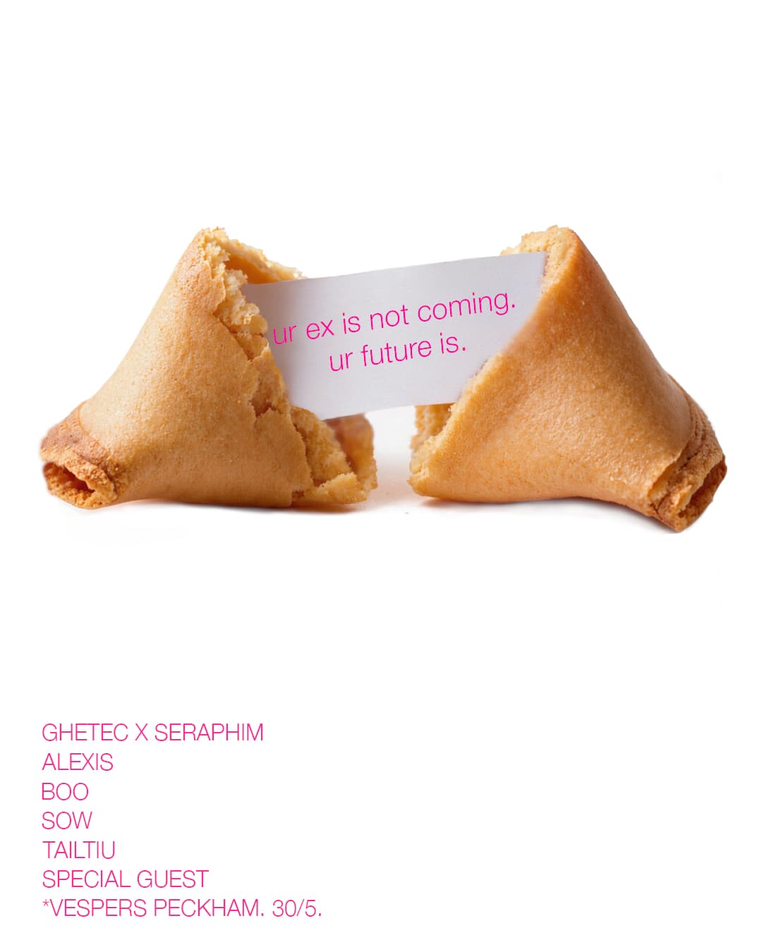Ghetec x Seraphim - Ur fortune awaits: Tailtiu, SOW, Alexis, Boo + special guest at Vespers Club