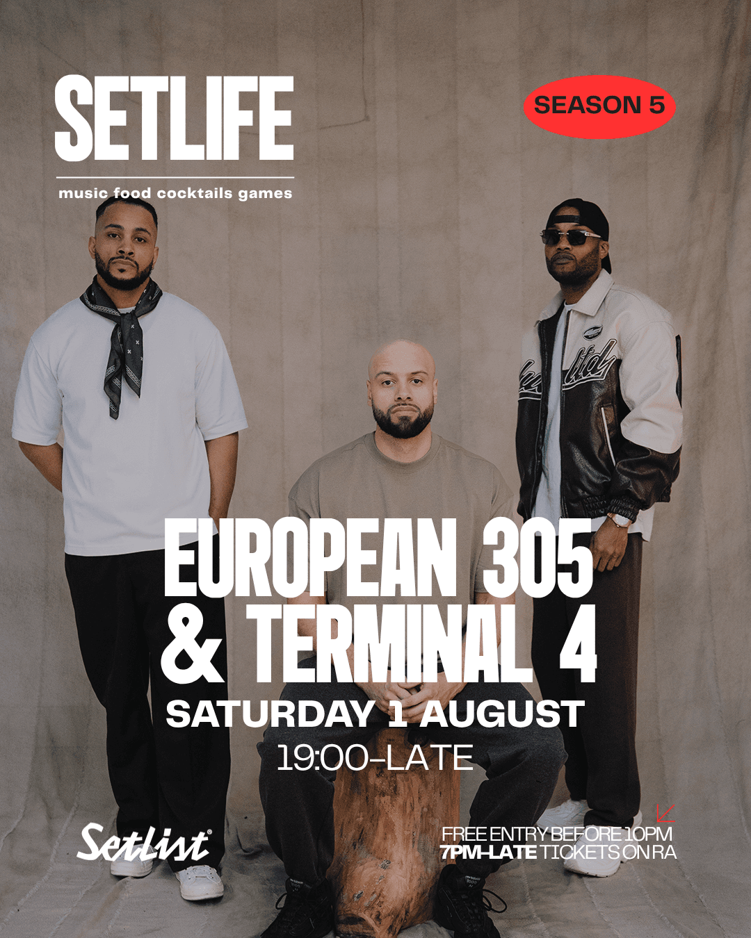 SETLIFE presents European 305 & Terminal 4 (Season 5 Launch)