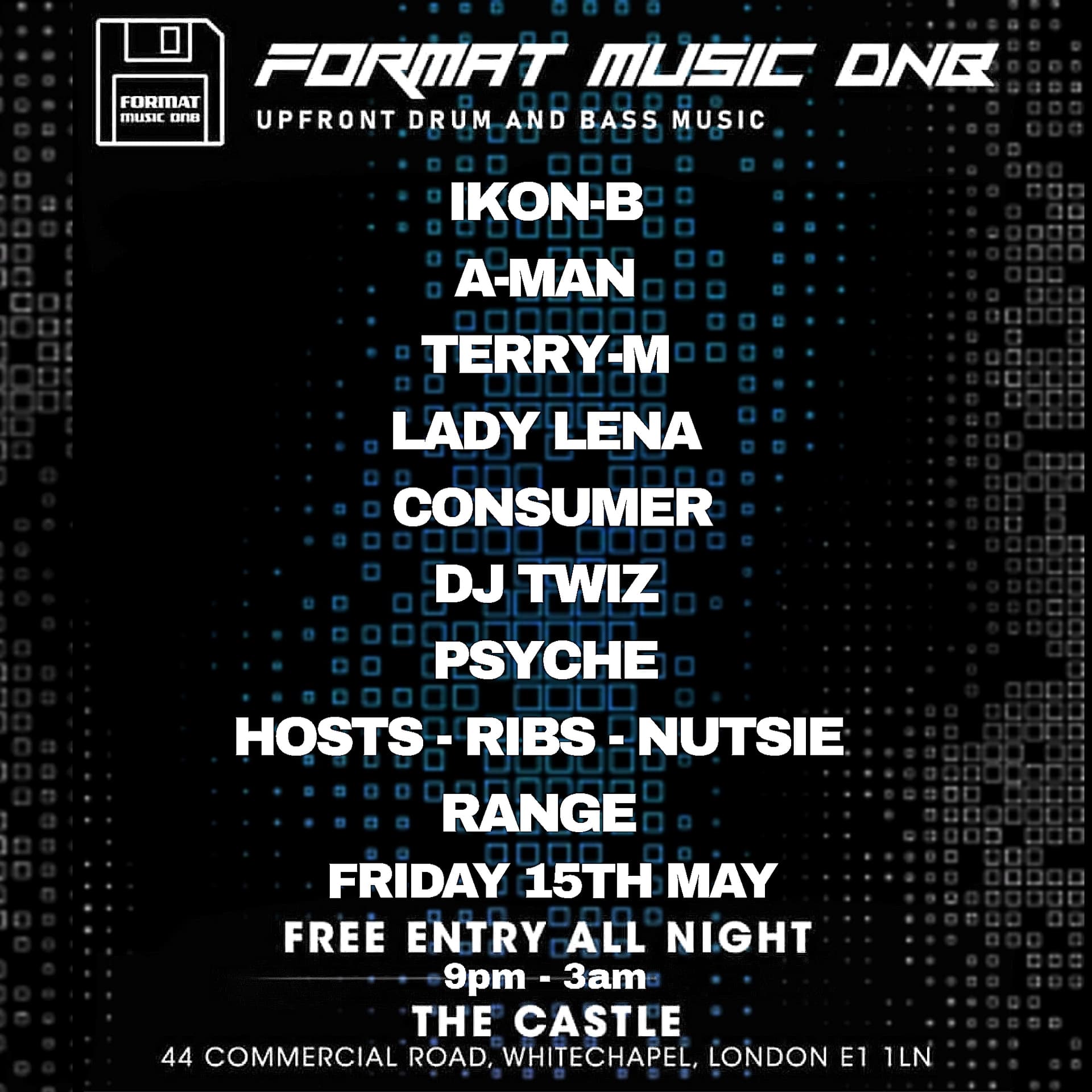 Format Music dnb London  at The Castle London