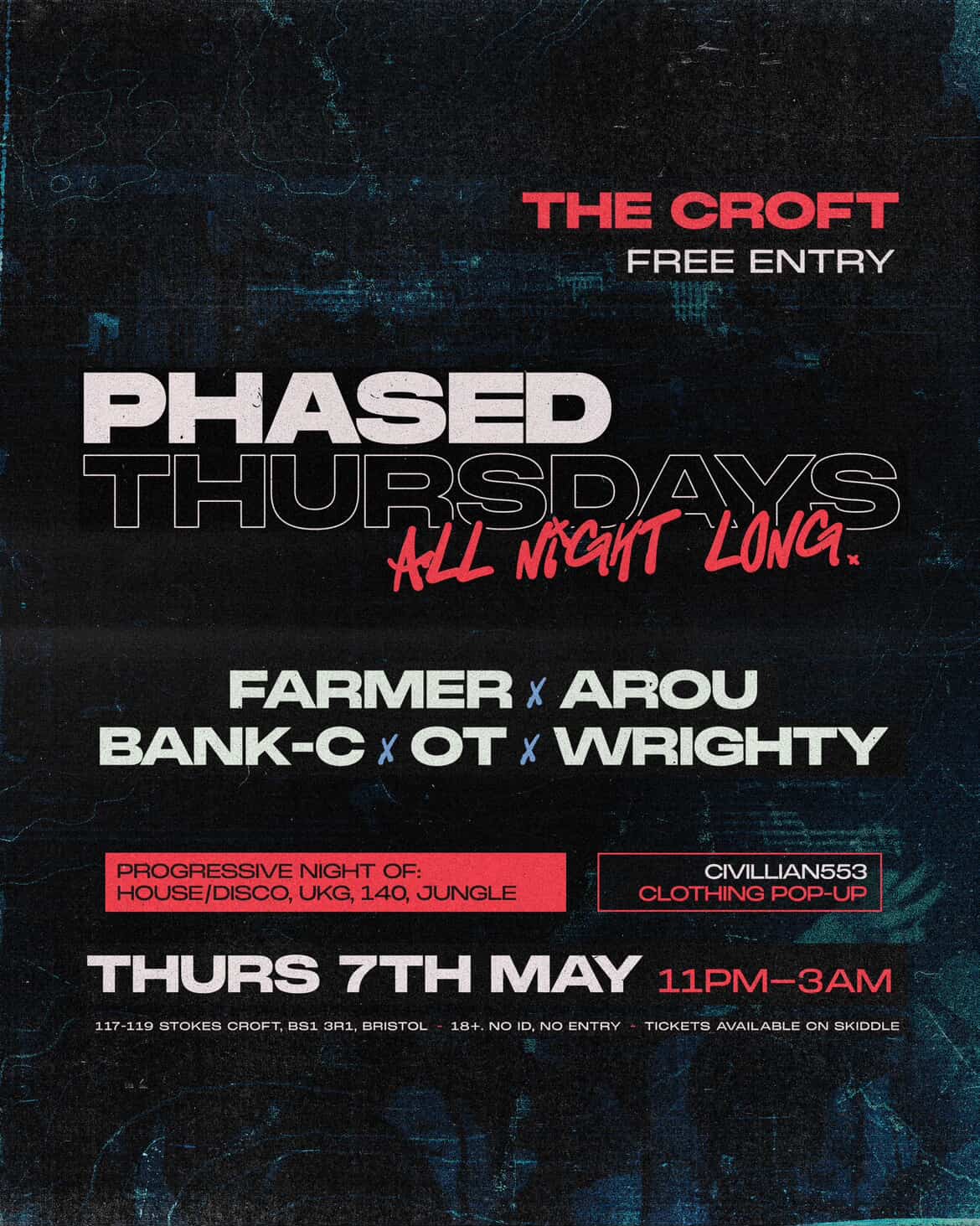 Phased All Night Long at The Croft