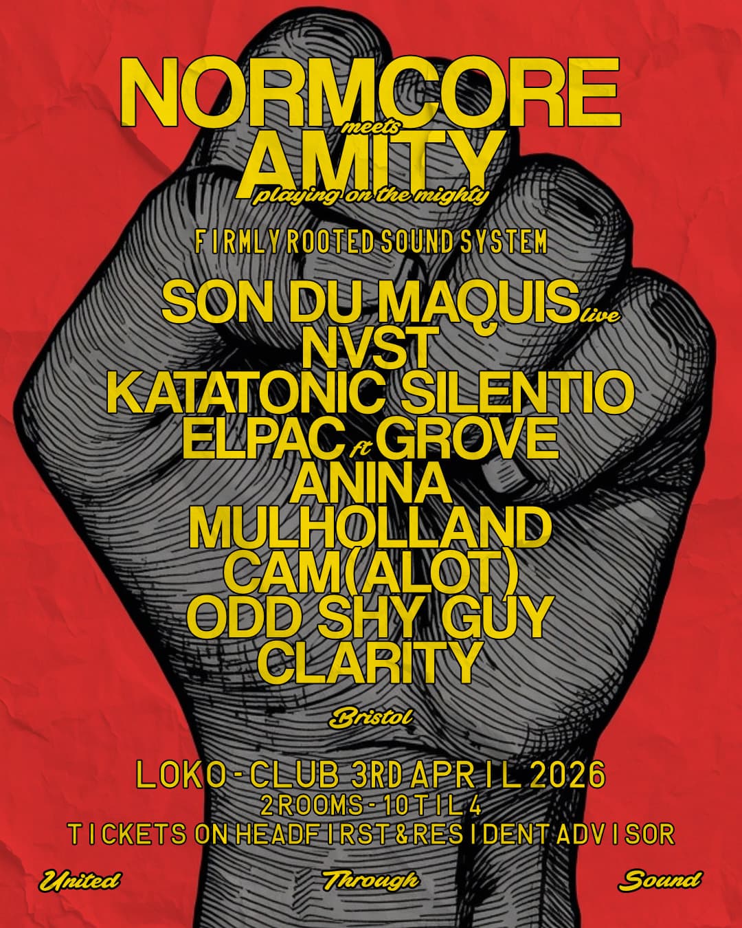 Amity X NormCore at Loco Klub [Powered by Firmly Rooted] at The Loco Klub