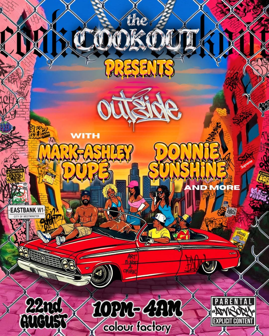 The Cookout presents: OUTside at Colour Factory London