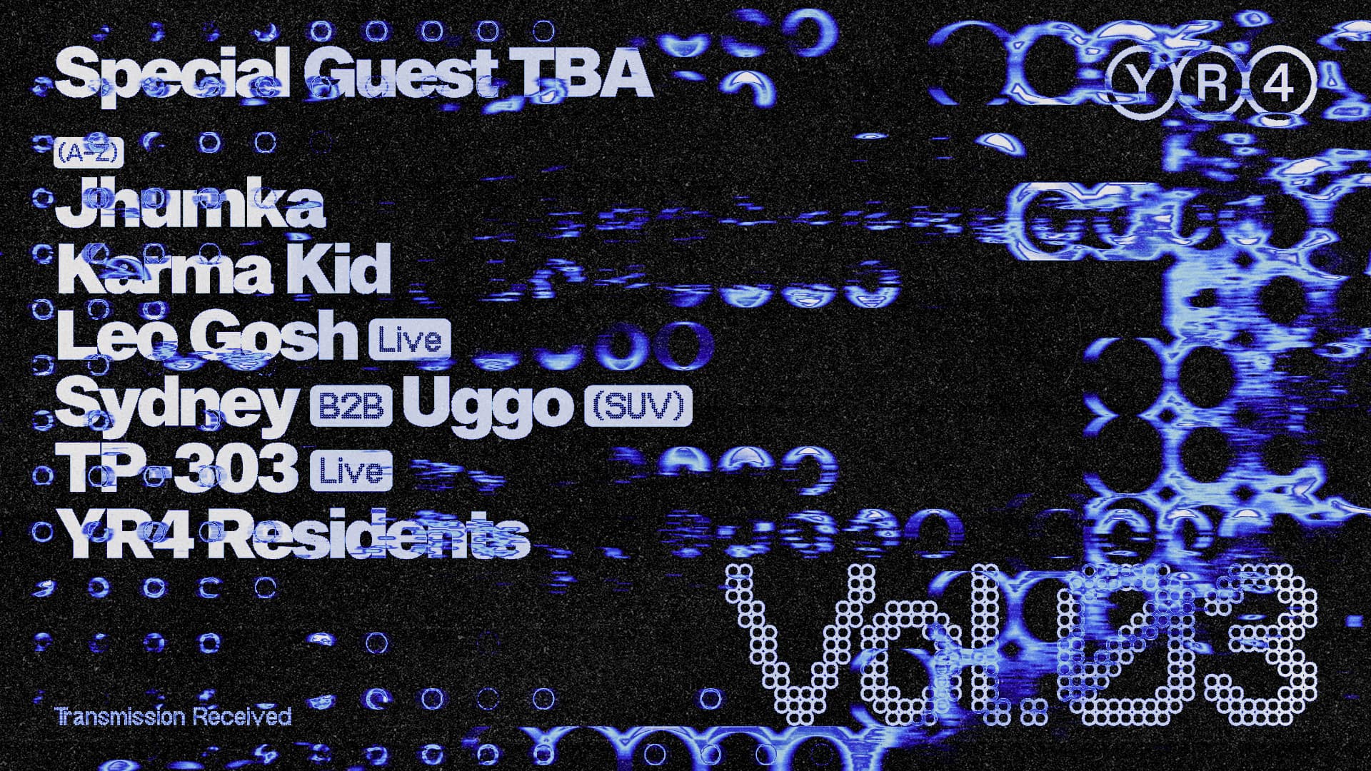 YR4 Records: Vol.03 at CLUB CHEEK