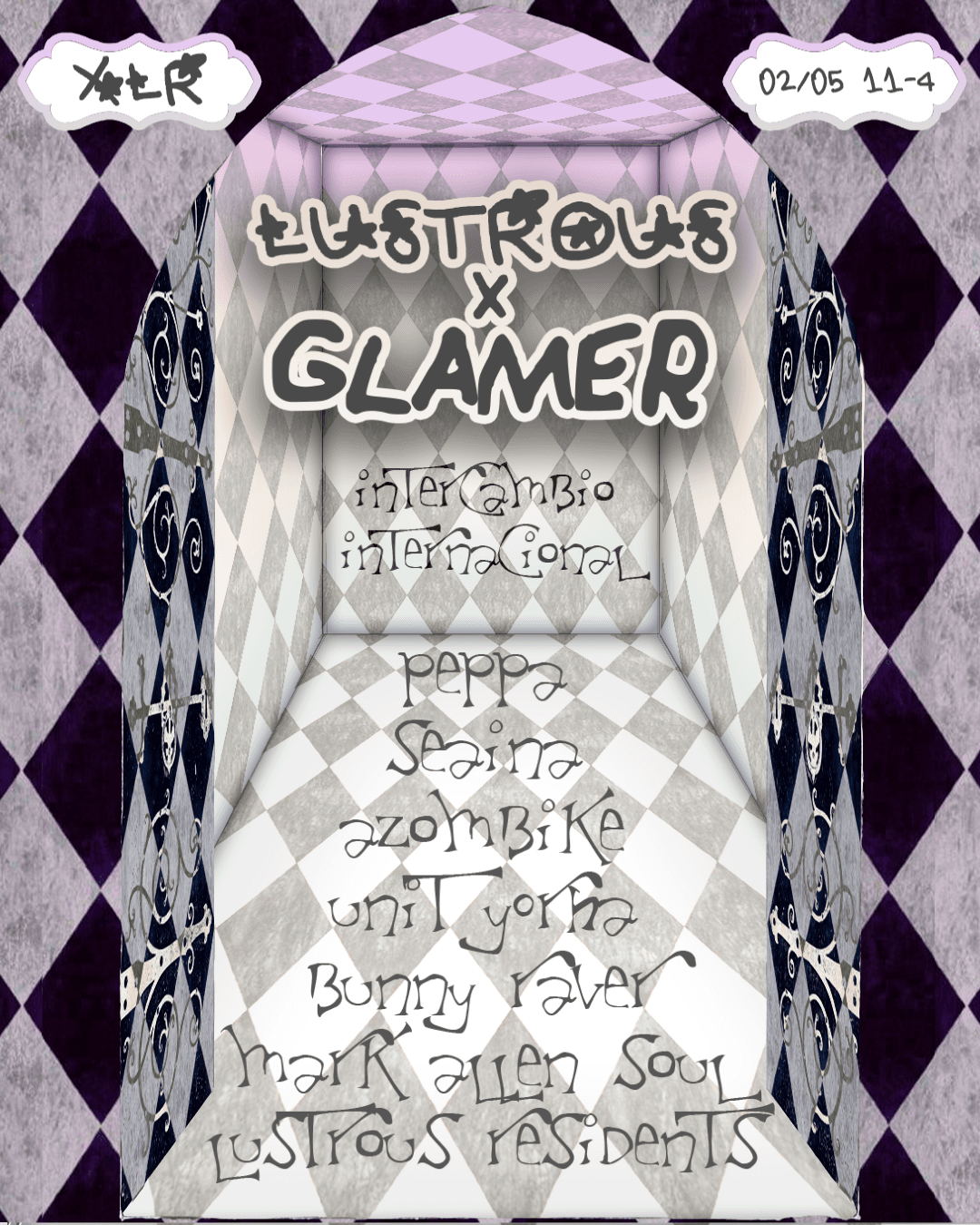 XLR x Lustrous x Glamer presents: Intercambio Internacional at XLR