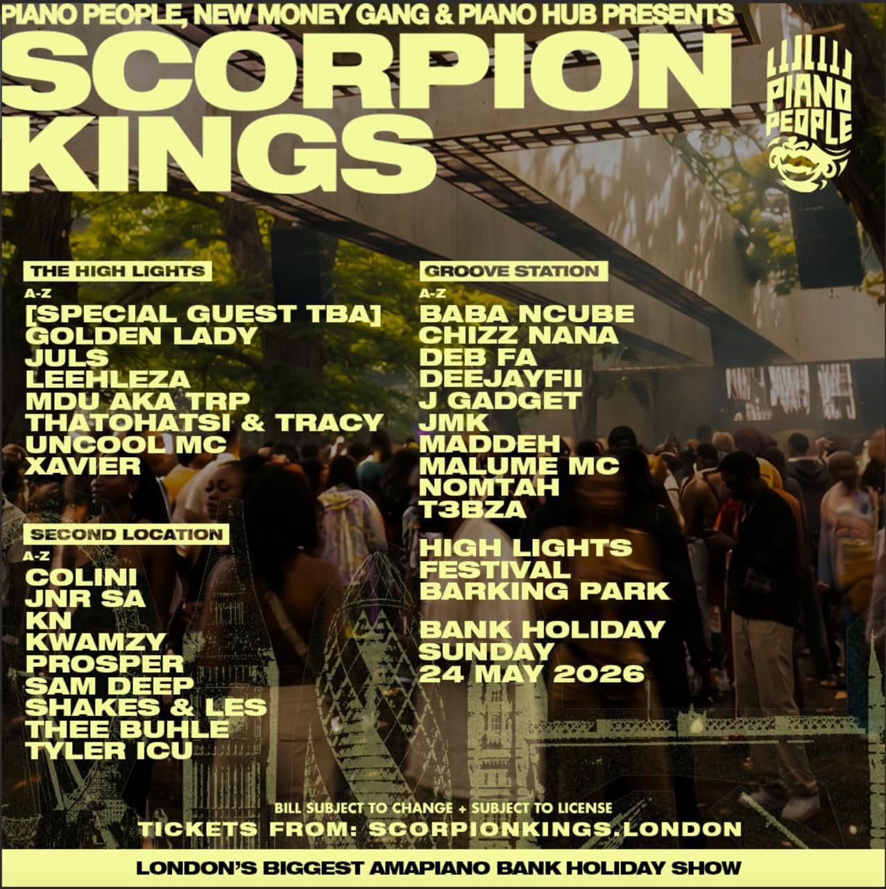 Scorpion Kings at High Lights at High Lights - Barking Park