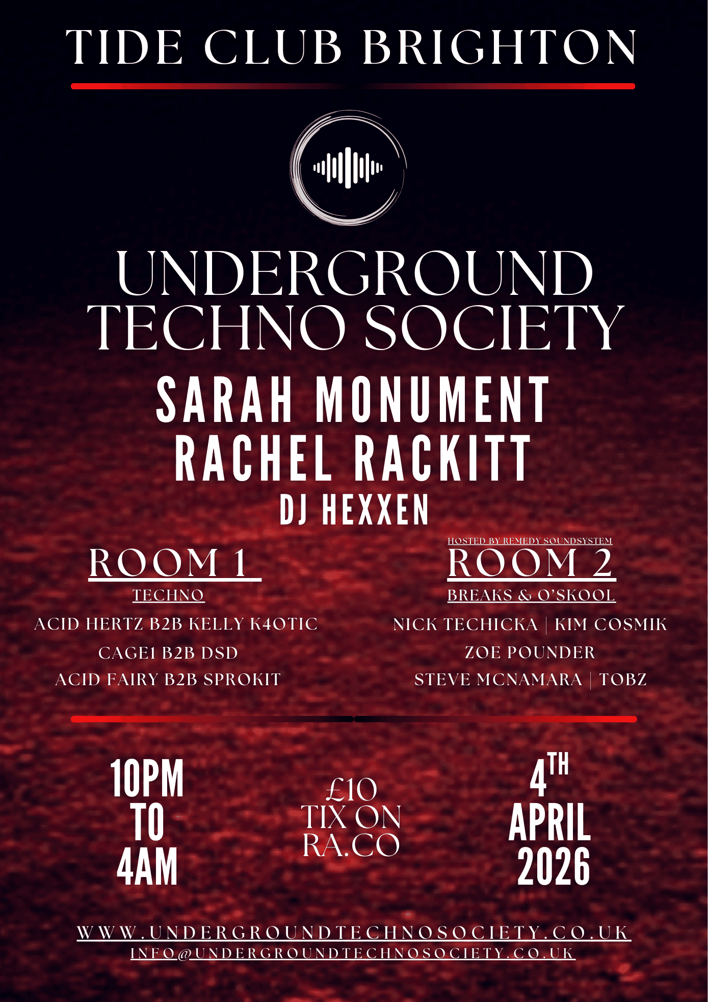 Underground Techno Society at Tide Nightclub