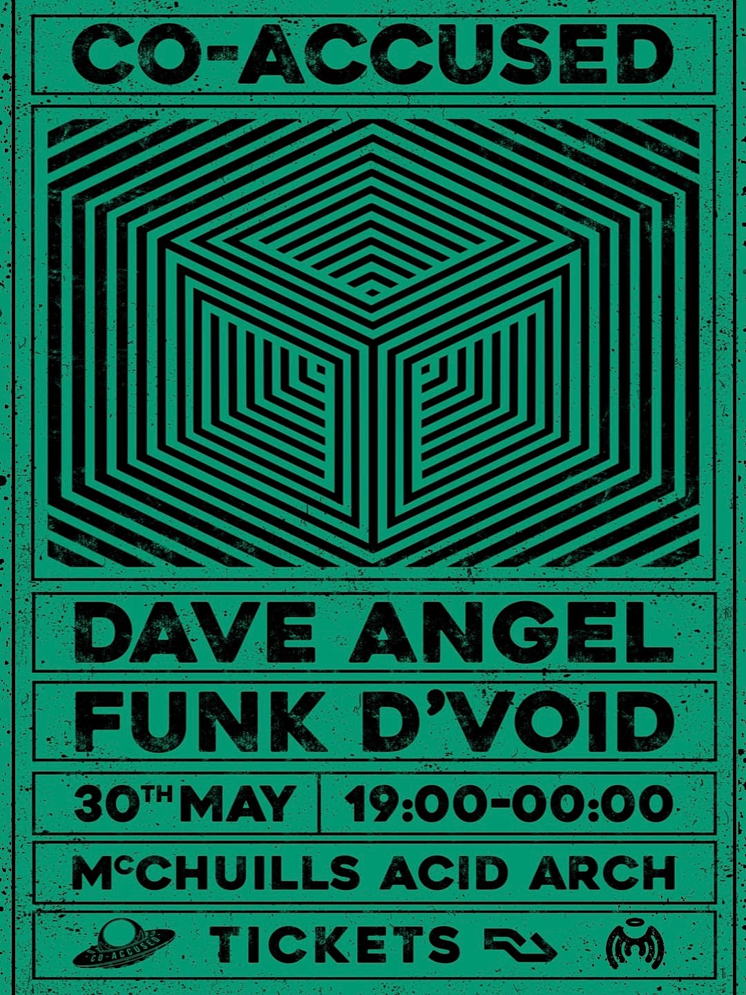 Co-Accused with Dave Angel & Funk D'Void at McChuills Music Bar & Venue
