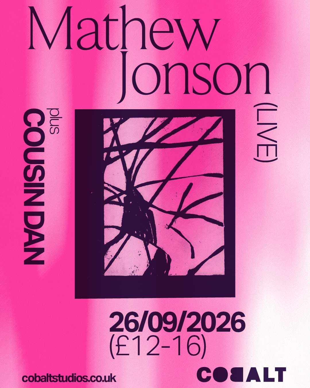 Mathew Jonson (Live) + Cousin Dan at Cobalt Studios