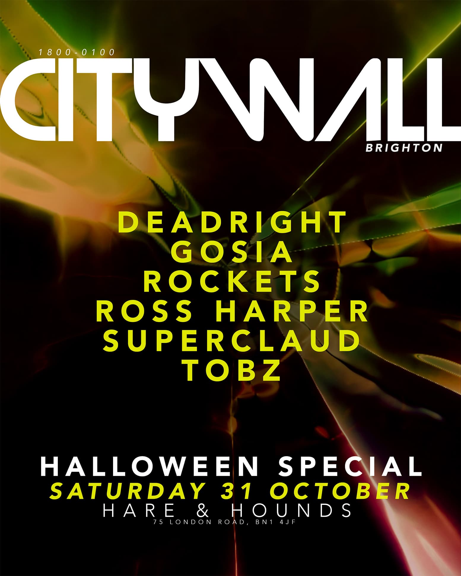 City Wall x Halloween at Hare And Hounds