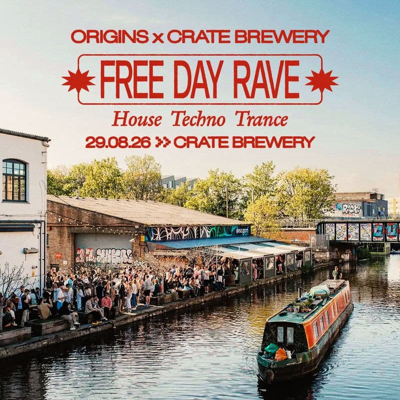 Origins x Crate Day Rave On The Canal: House Techno Trance at Crate Brewery