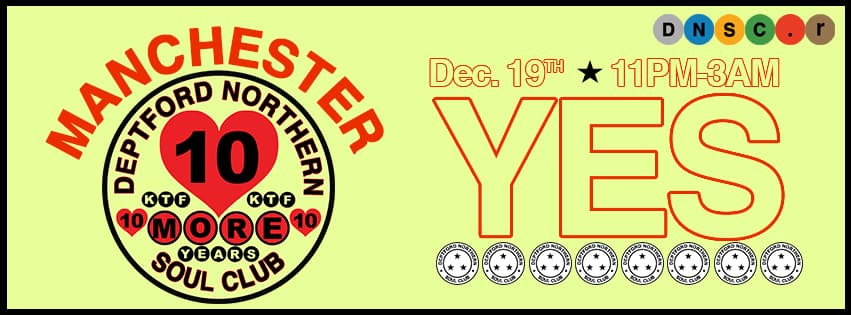 Deptford Northern Soul Club at Yes