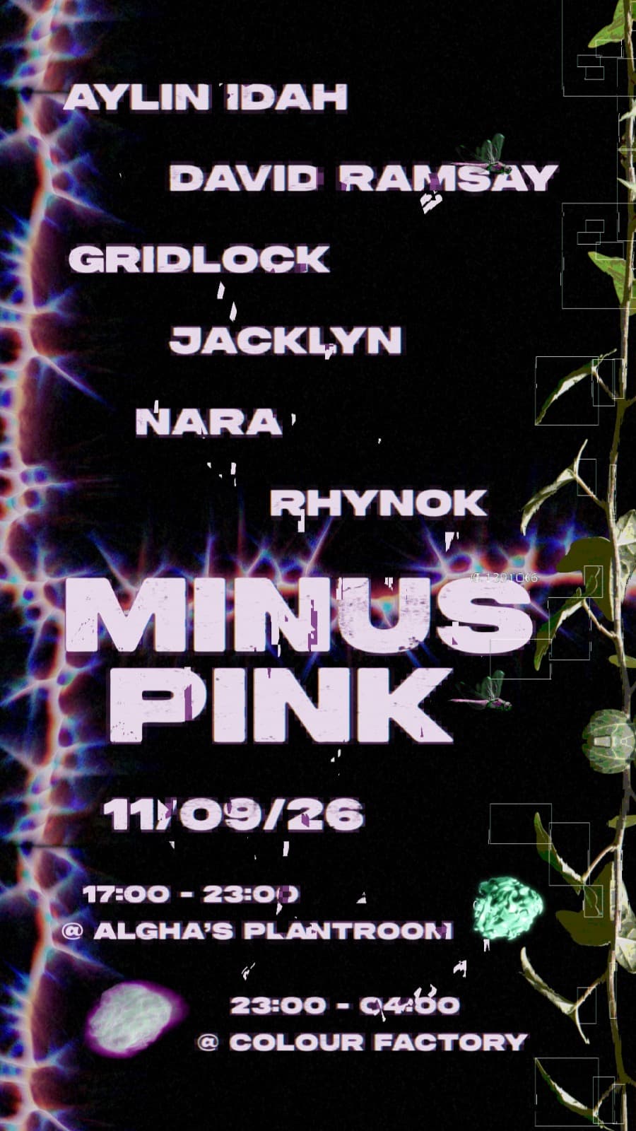 Minus Pink at TBA - HACKNEY WICK