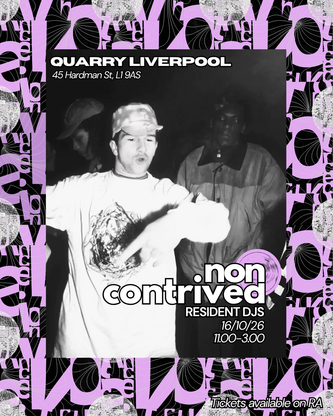 Non-Contrived presents: Resident DJs All Night (LAUNCH PARTY) at Quarry