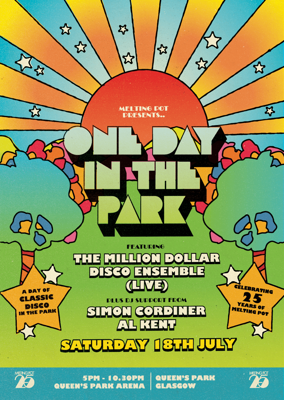 One Day In The Park ✿ Million Dollar Disco Ensemble (live) & more ✿ 25 Years of Melting Pot at Queens Park Arena