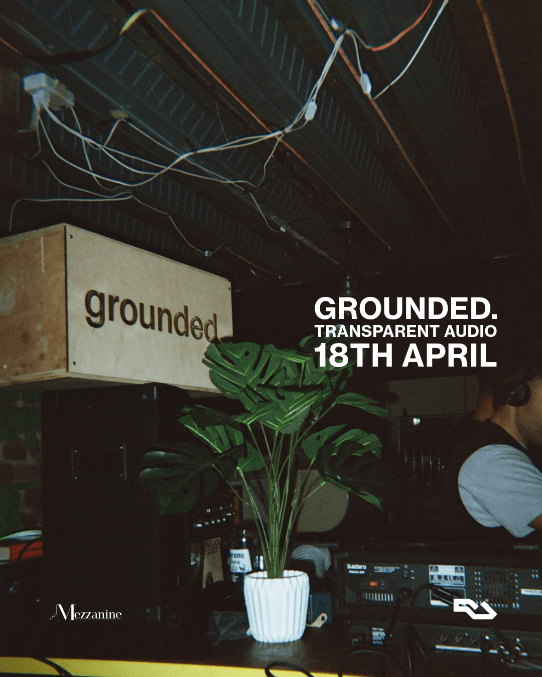 grounded. x transparent audio at Mezzanine Tooting