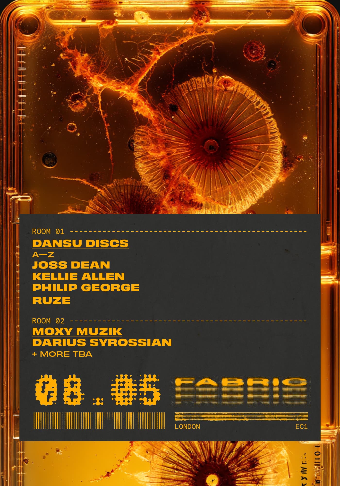 fabric: Joss Dean, Darius Syrossian, Kellie Allen, RUZE, Philip George + more at FabricXX