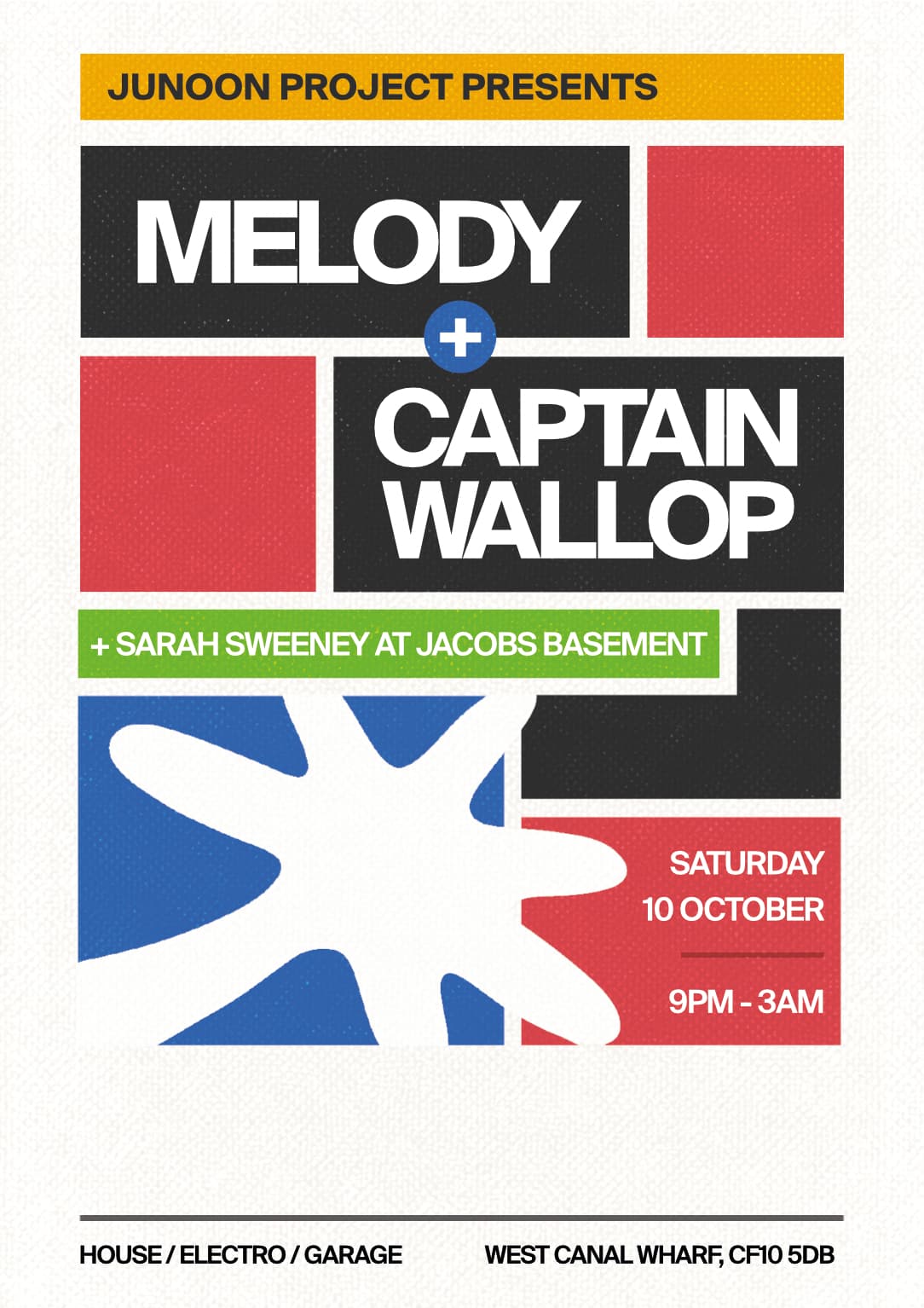 Junoon Project with Melody & Captain Wallop at Jacobs Basement