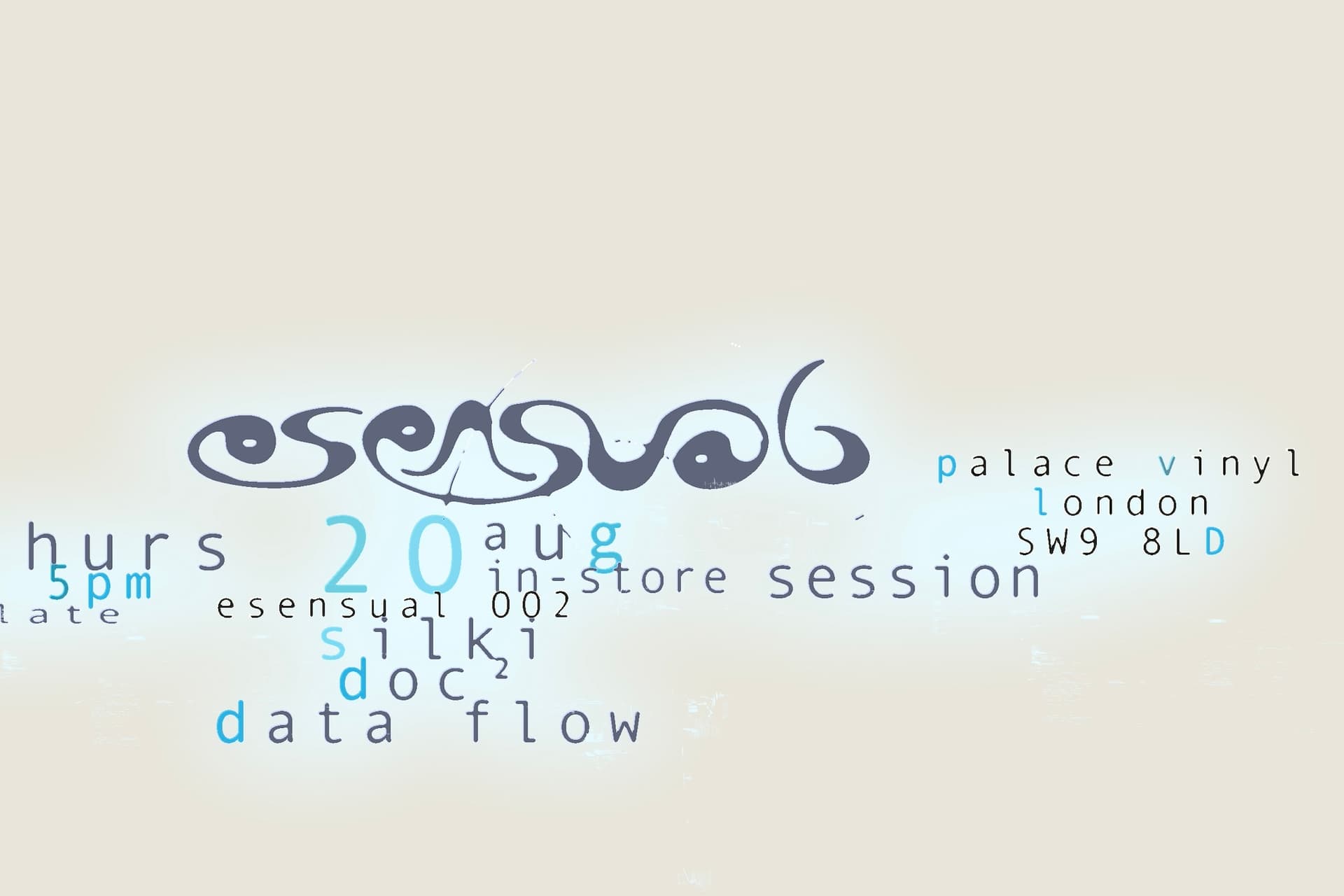 esensual 002 release / in-store session at Palace Vinyl