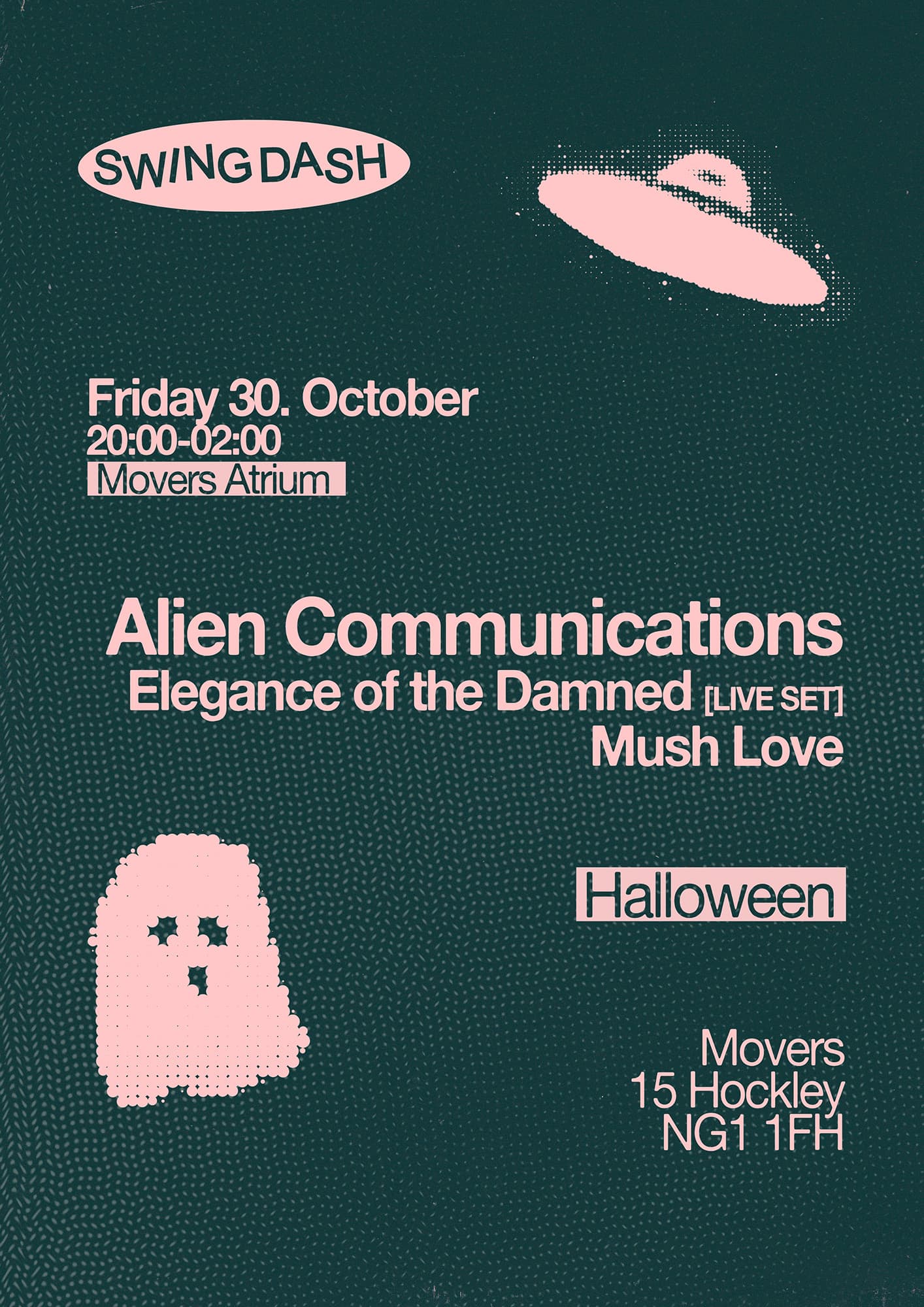 Swing Dash Halloween: Alien Communications at Movers