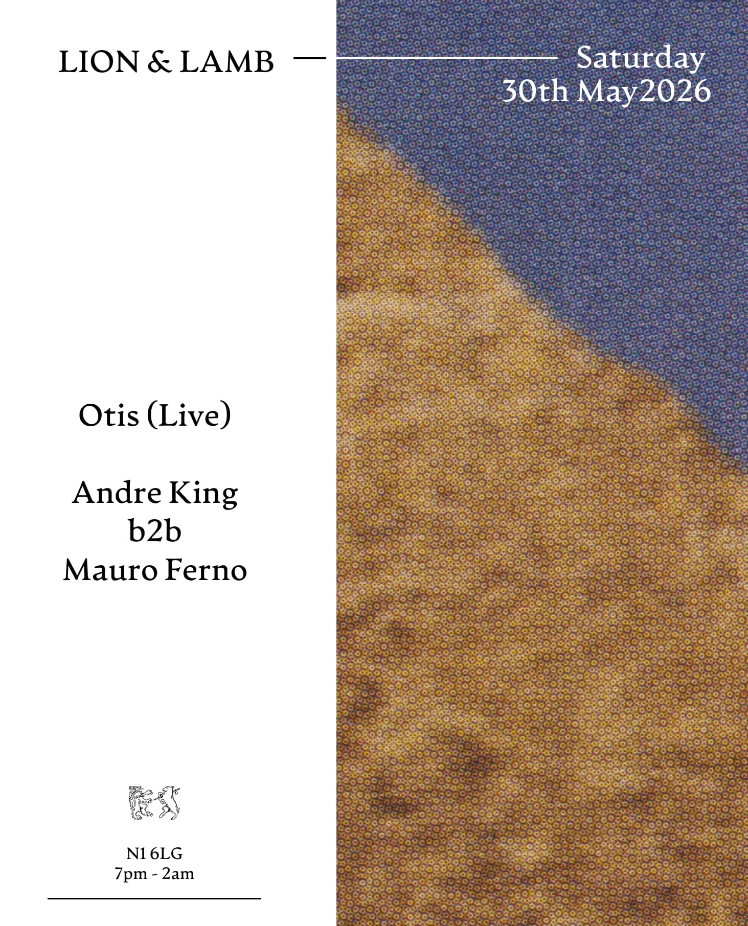 Lion & Lamb with Otis (Live) + Andre King b2b Mauro Ferno at The Lion and Lamb