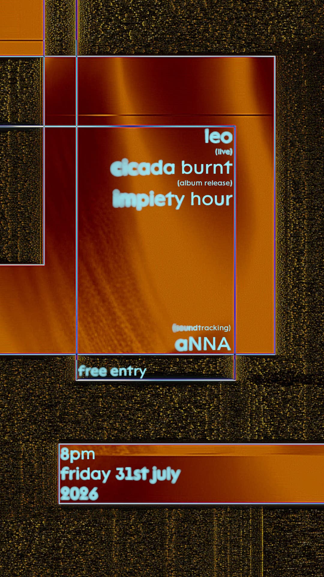 leo presents cicada burnt (album release party)