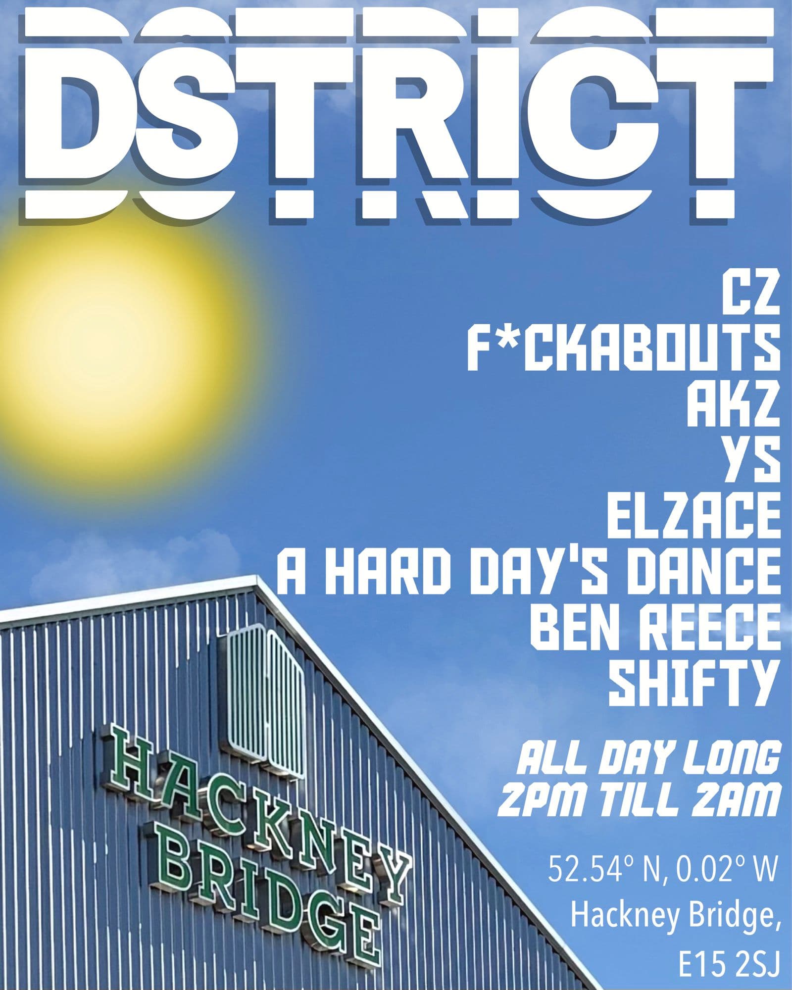 DSTRICT at Hackney Bridge
