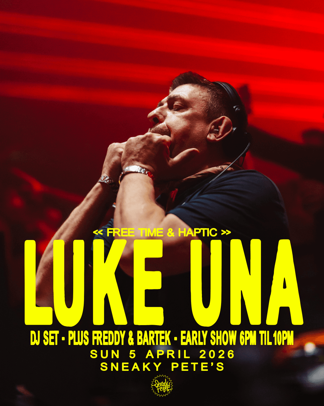 Luke Una: Free Time x haptic at Sneaky Pete's