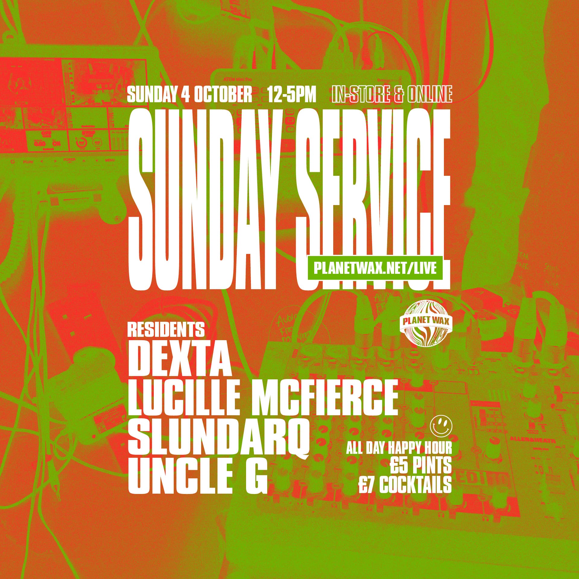 SUNDAY SERVICE LIVE at Planet Wax