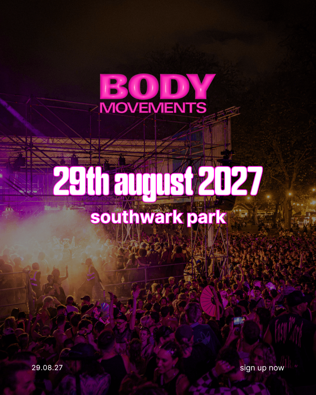 Body Movements Festival 2027 at Southwark Park