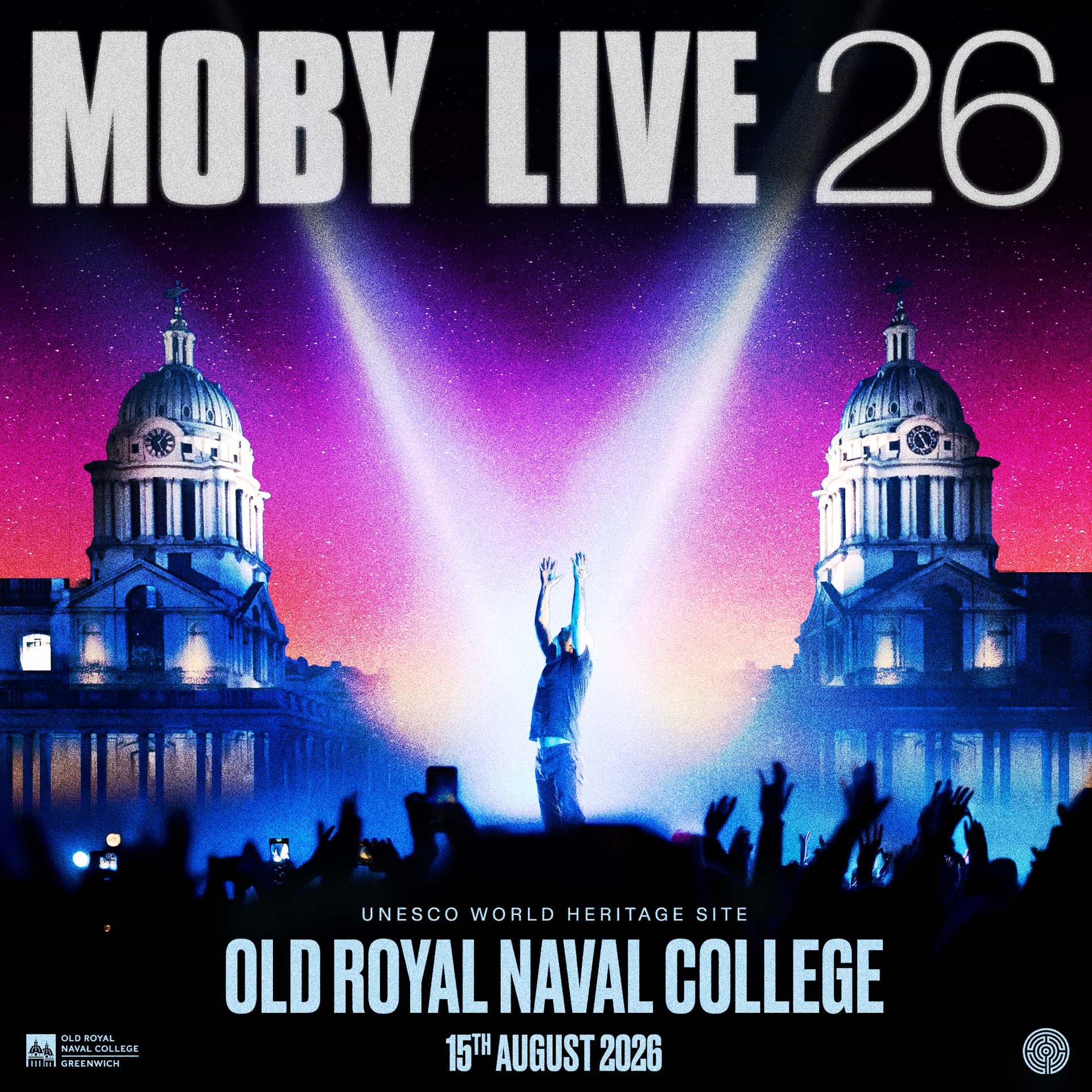 Moby Live on the Thames at Old Royal Naval College