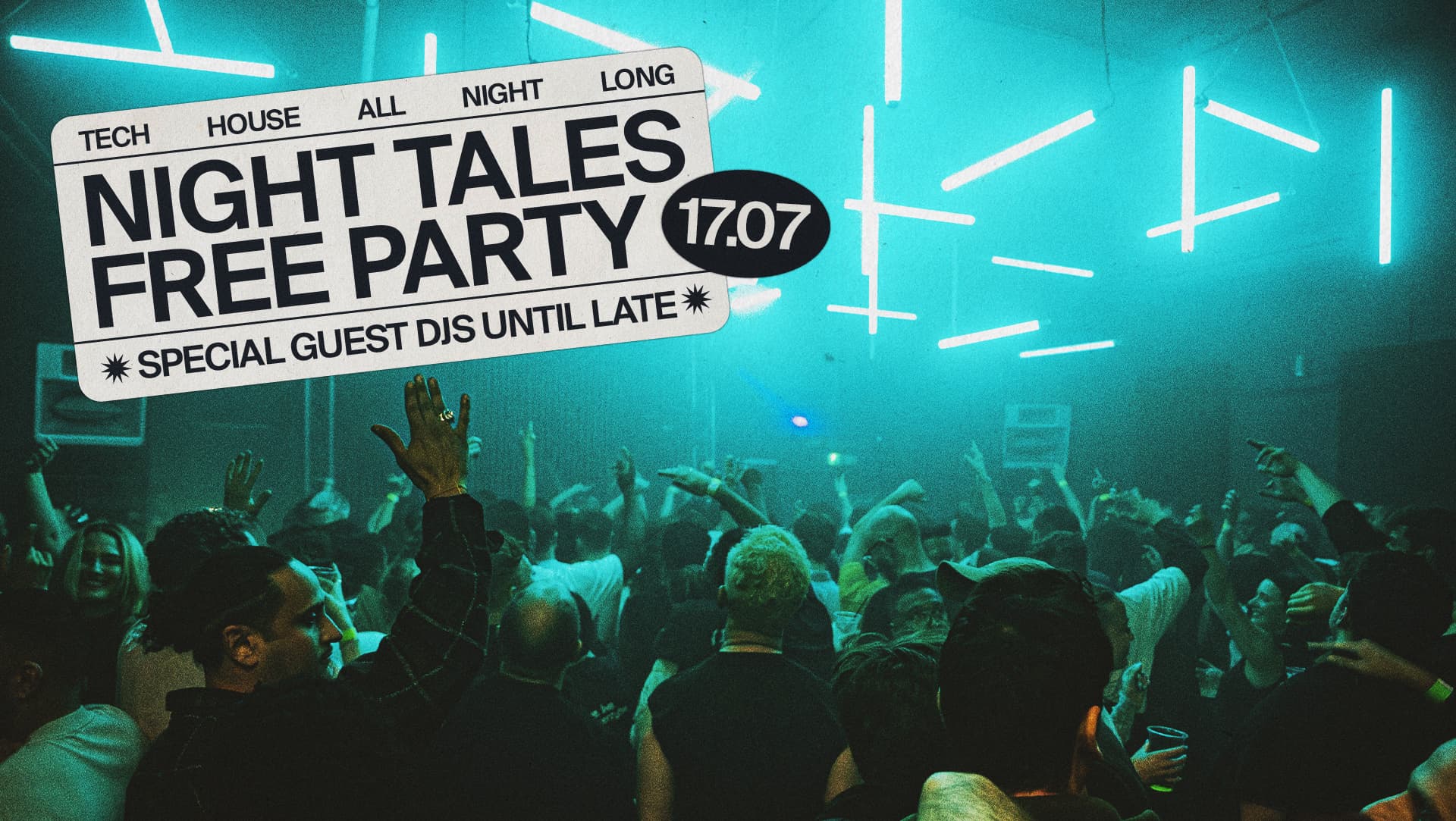 Night Tales: FREE Tech House Party at Night Tales