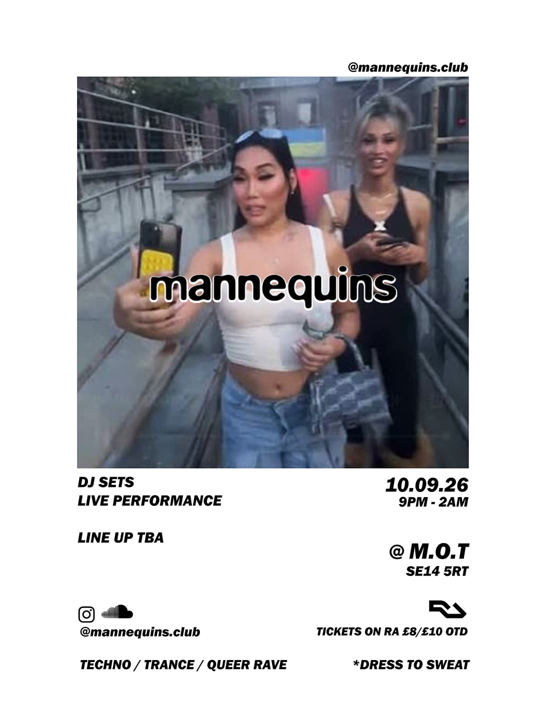 mannequins at Venue MOT