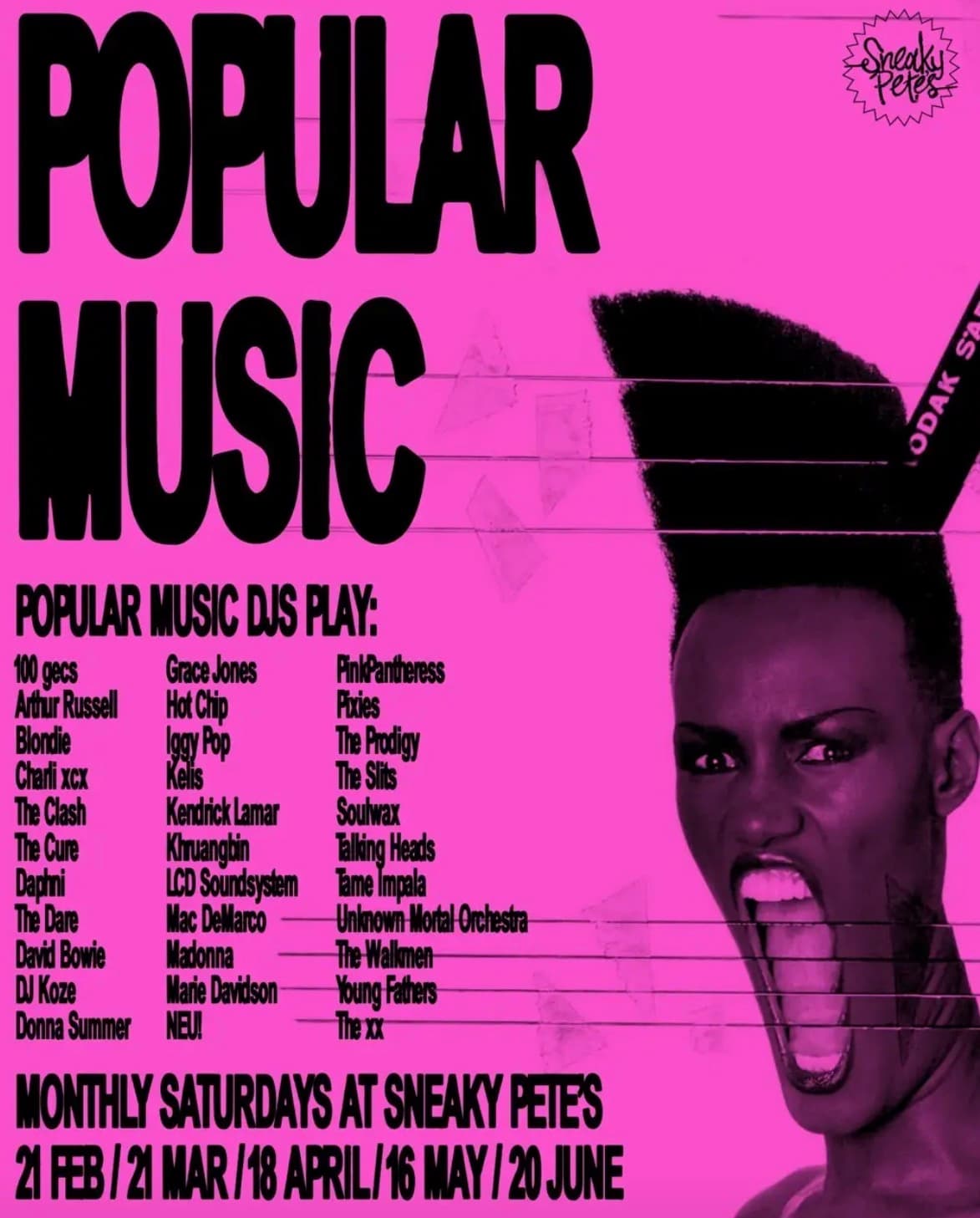 Kylie Wears Berghaus (Edinburgh Debut) at Popular Music at Sneaky Pete's