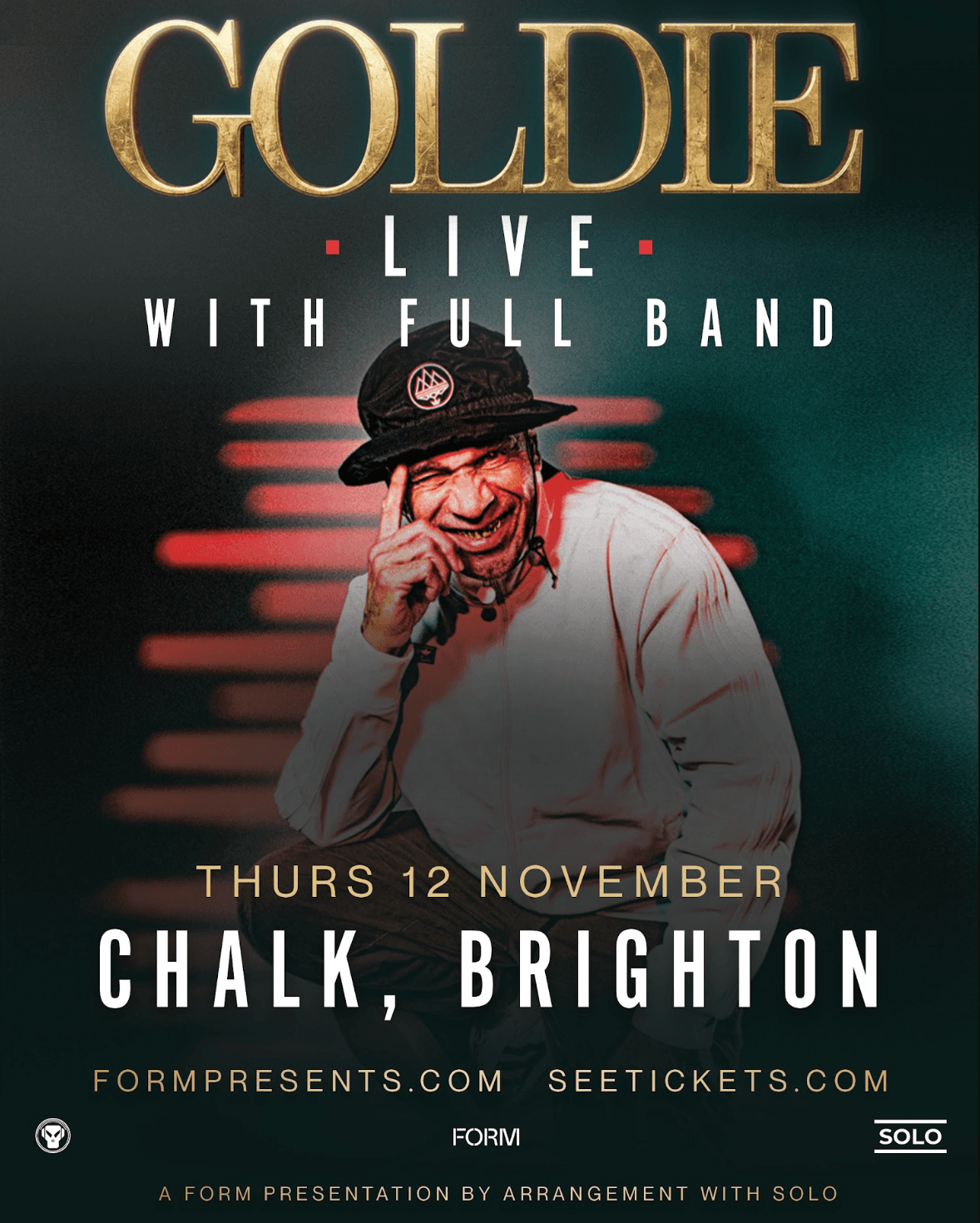 Goldie - Live with Full Band at BRIGHTON, CHALK