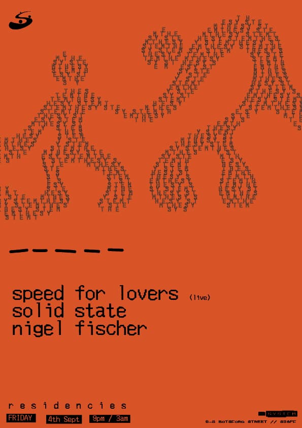 Speed For Lovers, Solid State & Nigel Fischer