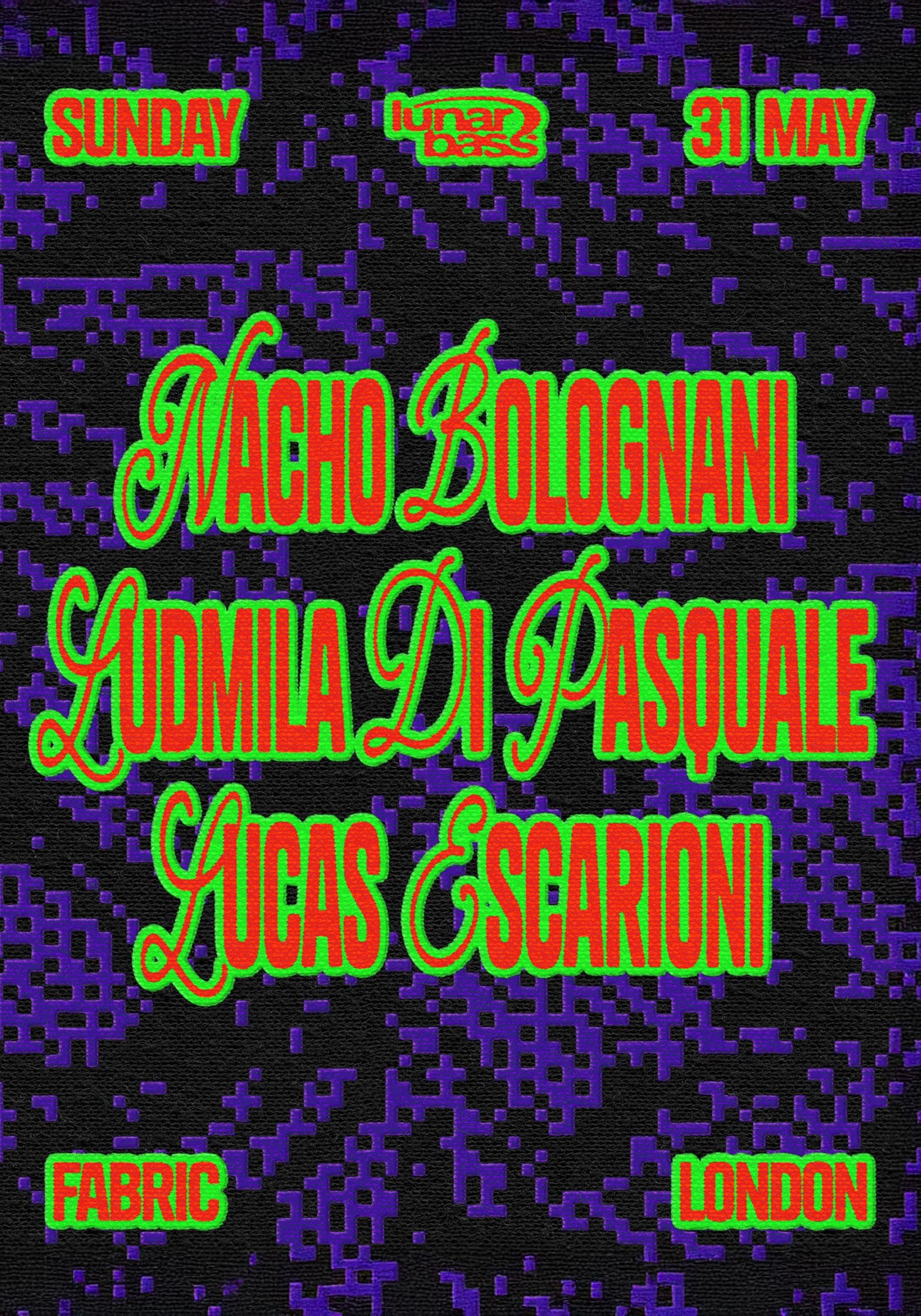 CAYA: Lunar Bass - Nacho Bolognani, Ludmila Di Pasquale, Lucas Escarioni at Fabric London