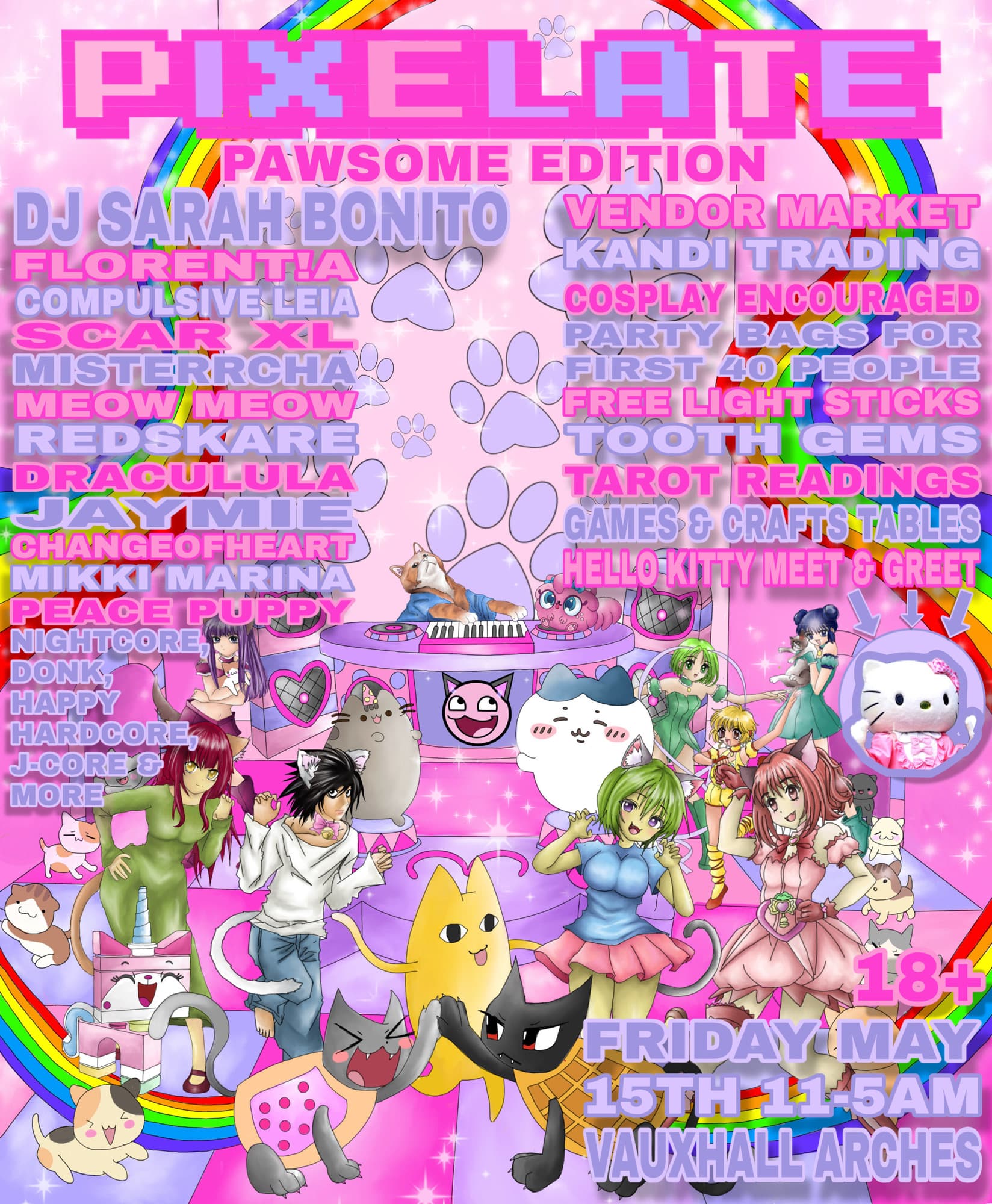 PIXELATE PAWSOME at Vauxhall Arches