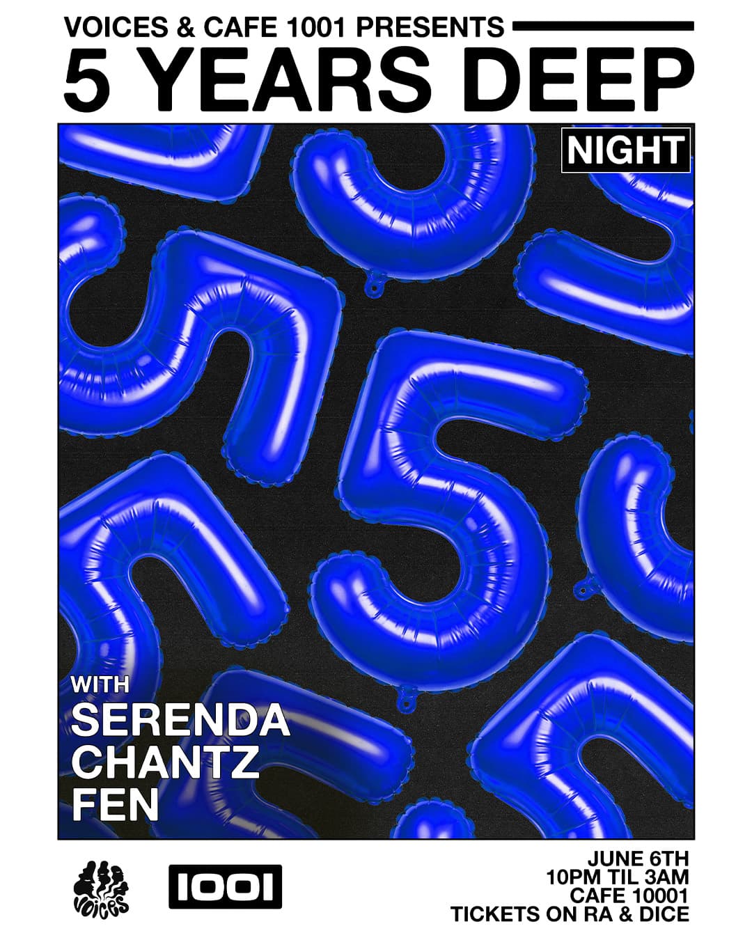 Voices 5th Birthday - Late Night Special with Serenda, Chantz, Fen