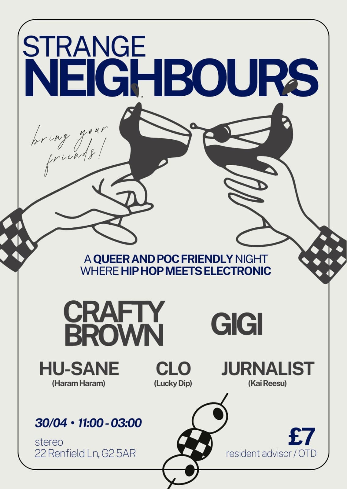 STRANGE NEIGHBOURS at Stereo, UK
