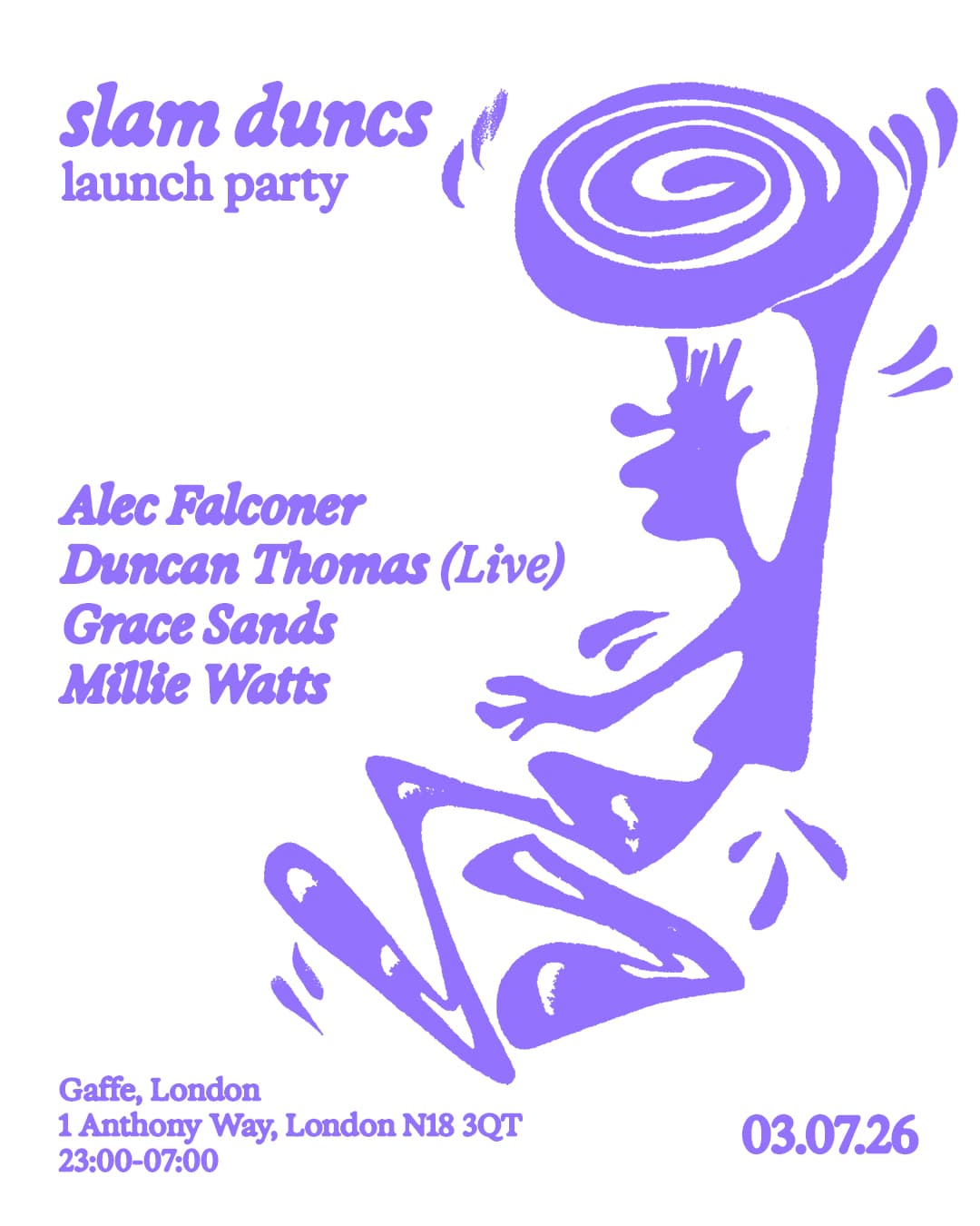 Slam Duncs Launch Party at Gaffe